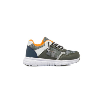 Sneakers khaki da bambino con stampa camouflage Birilli&Monelli, Scarpe Bambini, SKU k252000310, Immagine 0